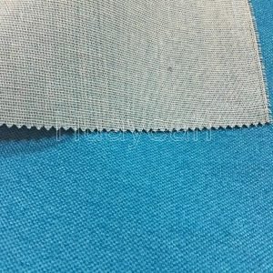 Backside of the velvet fabric bonded with T/C knitted fabric