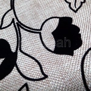 inexpensive upholstery fabric close look