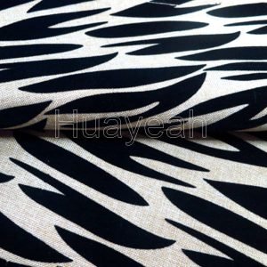 stripe flocking geometric upholstery fabric close look