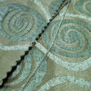 100 polyester chenille fabric close look
