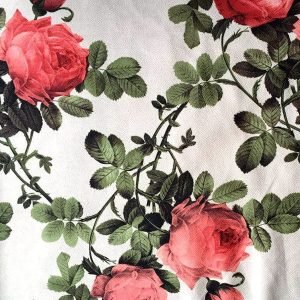 printed dubai fabric close look