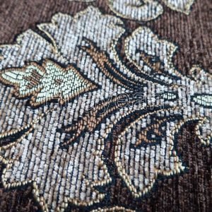 chenille pattern fabrics close look