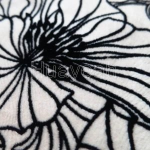 fabric with flocking close look