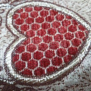 fashion chenille fabric close look