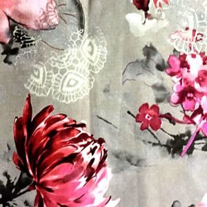 printed fabric for sofa close look