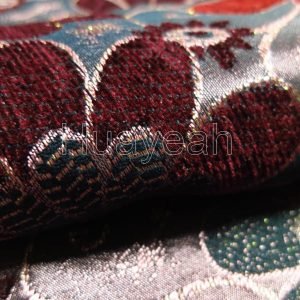 upholstery fabric chenille close look