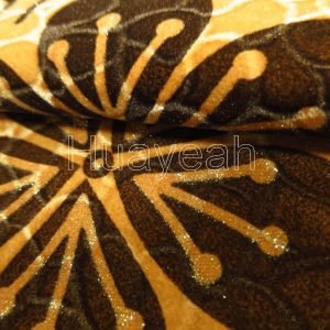 flock design print fabric close look