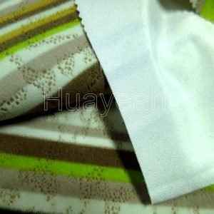 striped velvet upholstery fabric backside)