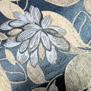 flower fabric close look