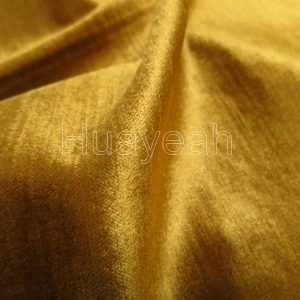 gold shiny fabric close look