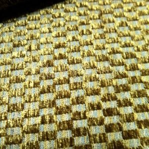 jacquard chenille upholstery fabric close look