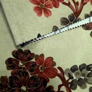 burnout velvet fabric close look