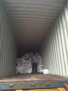 flat packing container loading