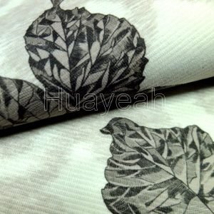 sofa floral fabric close look