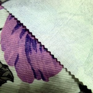 sofa floral fabric backside 