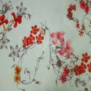 bedroom floral linen look fabric close look