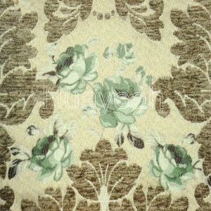 jacquard chenille oriental upholstery fabric close look