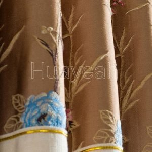 jacquard fabric for curtain close look