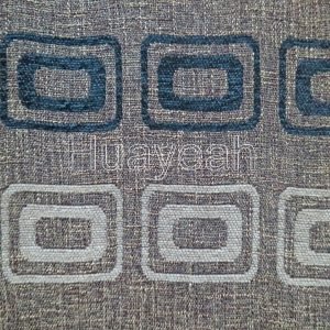 Arabic linen like furniture fabric close look
