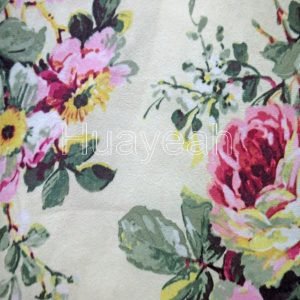 printing velvet chair cover fabric close look