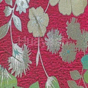 designer chenille jacquard fabric sofa close look