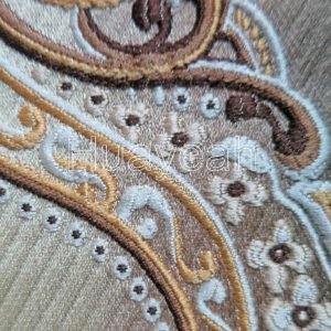 damask fabric for upholstery dining room chair close look