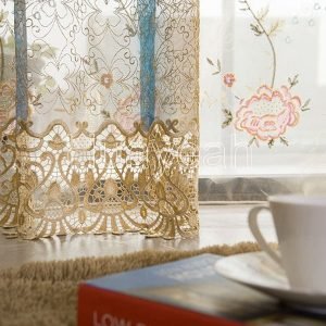 luxury upholstery arabic curtains for home close look