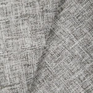 plain linen look fabric for sofa close look