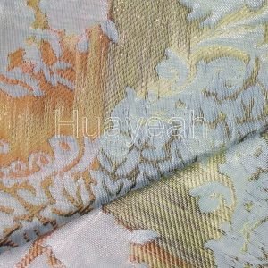 Polyester jacquard sofa fabric back side