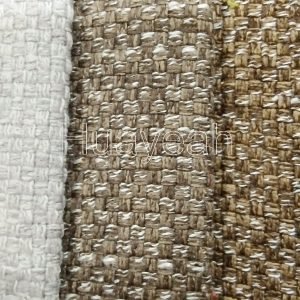 Polyester linen like fabric for sofa close look