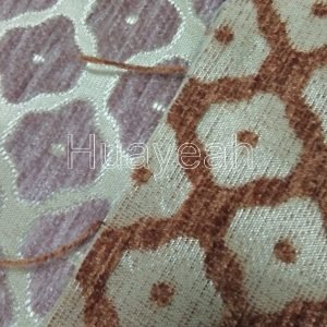 chenille sofa upholstery jacquard fabric back side