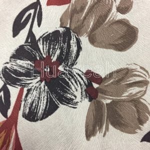 polyester printed fabric close side