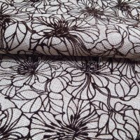flocking floral upholstery fabric australia