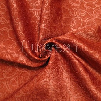 red upholstery fabric