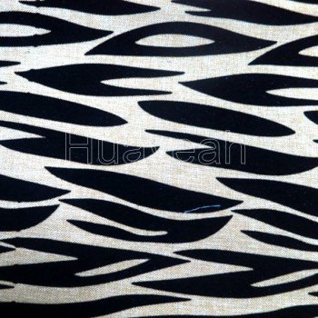 stripe flocking geometric upholstery fabric