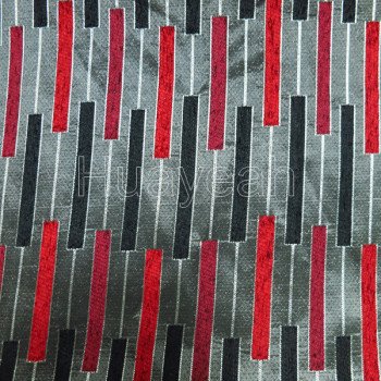 chenille jacquard stripe fabric