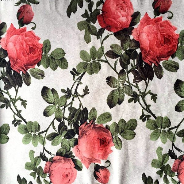 floral velvet printed dubai fabric - huayeah fabric