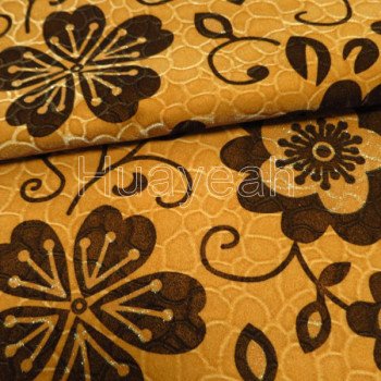 flock design print fabric