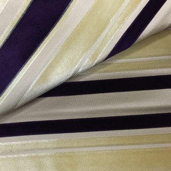 stripe velvet furniture fabric