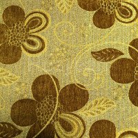 chenille floral fabric