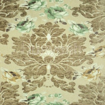 jacquard chenille oriental upholstery fabric