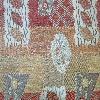 decorator chenille jacquard woven fabric