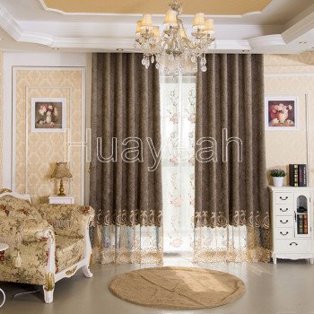 luxury upholstery arabic curtains for home