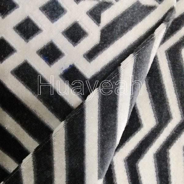 jacquard technic polyester velvet for chair - huayeah fabric