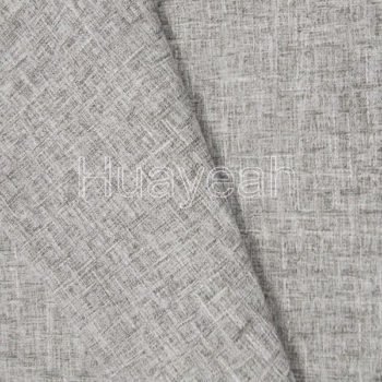 plain linen look fabric for sofa