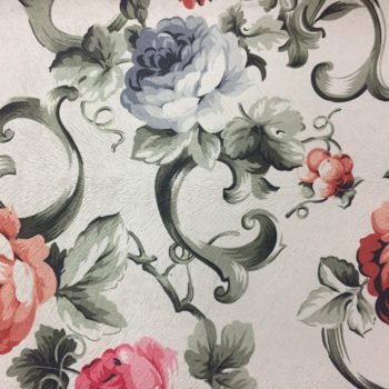 embossed floral printed nylon fabric