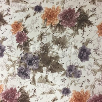 100% polyester printed fabric